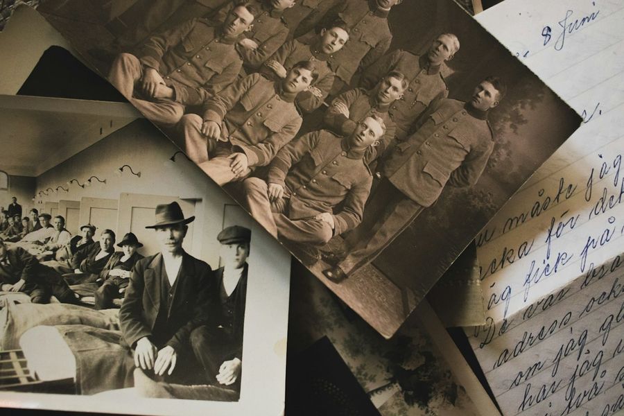 Damaged photo restoration